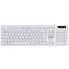 Teclado Chocolate Branco Slim Multimidia 1.8 Metros Usb - Tcb200