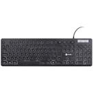 Teclado Chocolate Slim Multimidia Teclas Redondas Led Branco 1.8 Metros Usb - Tc200