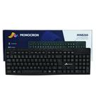 Teclado com fio mn8260 preto 1.5m monocron Teclado com fio mn8260 preto 1.5m monocron