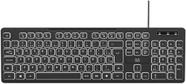 Teclado Com Fio Multi Soft Silence, Led Branco, Usb - Tc268
