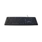 Teclado Com Fio Slim Com Cabo De 150cm Preto Tc065