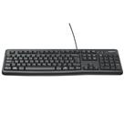 Teclado com fio USB Logitech K120 Resistente à Respingos e Layout ABNT2 -920-004423