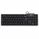 Teclado com Fio USB Macio e Silencioso para Computador e Notebook