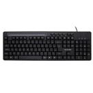 Teclado com fio USB Office com suporte para smartphone Preto - TC262 - Multi