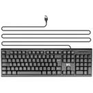 Teclado Com fio USB Teclas macias e Silenciosas Para pc Computador Notebook Teclado Com fio USB Teclas macias e Silenciosas Para pc Computador Notebook