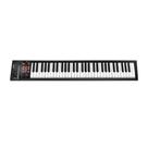 Teclado Controlador Icon iKeyboard 6S 61 Teclas Semi Pesadas Interface Áudio USB 2 In 2 Out Touch Fader Mackie Control
