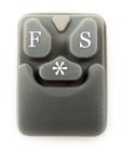 Teclado Controle Rem. Sistec Sx 40 Novo Cinza