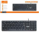 Teclado de escritório para Home Office e uso geral com cabo USB Padrão Brasilei Notebook Pc - LEHMOX