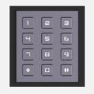 Teclado de interfone hikvision ds-kd-kp/s