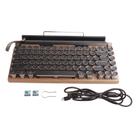 Teclado de máquina de escrever PUSOKEI Retro Mechanical 83 teclas Bluetooth