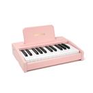 Teclado de piano JALOKEE Kids Digital de 25 teclas para mais de 3 anos rosa