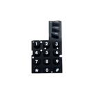 Teclado de silicone cz/pt c/serigrafia 15t