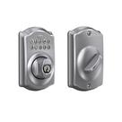 Teclado Deadbolt Schlage BE365 CAM 626 Camelot Satin Chrome
