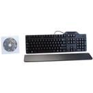 Teclado Dell KB813t Preto USB com Leitor de Cartão Inteligente