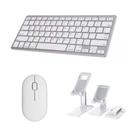 Teclado E Mouse Bluetooth + Sup Para Tablet Amazon Fire 7