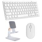 Teclado e Mouse Bluetooth, Suporte para Galaxy Tab A 7.0" T280/T285 - Branco