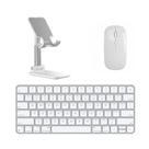Teclado E Mouse Bluetooth, Suporte Para Mac Mini M1 - Branco Teclado E Mouse Bluetooth, Suporte Para Mac Mini M1 - Branco