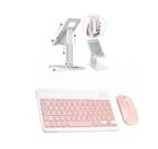 Teclado E Mouse Bluetooth + Suporte Para Tablet Galaxy Tab S6 Lite