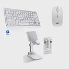 Teclado e Mouse Bluetooth, Suporte paraTablet Galaxy Tab Samsung A9+ A9 S10 S9 S9 FE S10 FE Lenovo Tab A T290 Pad 5 Pro