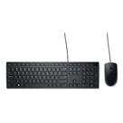 Teclado e Mouse Dell KM300C, USB, ABNT2, Com Teclado Numérico, Teclas Multimídias, Preto - 580-BCZQ