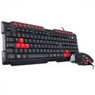 Teclado e mouse gamer vx gaming grifo - mouse 2400 dpi cabo usb 1.8 metros led vermelho - vgc-01v Teclado e mouse gamer vx gaming grifo - mouse 2400 dpi cabo usb 1.8 metros led vermelho - vgc-01v