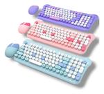 Teclado E Mouse Laser Personalizado Sem Fio Hello Gatinho