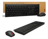 Teclado e mouse lenovo gen2 sem fio - preto