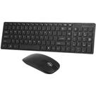 Teclado e mouse preto