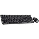 Teclado e Mouse sem Fio 2.4GHZ Multimidia USB Preto TC183