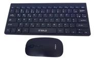 Teclado E Mouse Sem Fio A'gold Tcd-02 Preto
