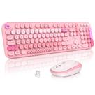 Teclado e mouse sem fio Atelus Typewriter em tamanho grande