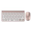 Teclado E Mouse Sem Fio Compact Shine Dourado 74339 TECLADO E MOUSE S/FIO COMPACT SHINE DOURADO 74339