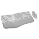 Teclado e Mouse Sem Fio Ergonômicos Kensington Pro Fit Cinza