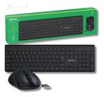 Teclado E Mouse Sem Fio Intelbras Csi 50 1200 Dpi 2.4ghz Preto Preto