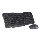 Teclado e Mouse Sem Fio K-W10BK C3Tech - Conexão Wireless 2,4 GHz