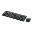 Teclado e mouse sem fio Logitech MK250 grafite Bluetooth