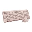 Teclado e mouse sem fio Logitech MK250 Rosa Apenas conexão Bluetooth sem USB Teclado e mouse sem fio Logitech MK250 Rosa Apenas conexão Bluetooth sem USB