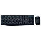 Teclado e Mouse Sem Fio Multilaser Multimídia, 1600 DPI, Conexão USB e 2.4Ghz, com Pilhas, Preto - 0