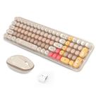 Teclado e mouse sem fio SVAFA Slim Compact Silent 2.4G 84 teclas