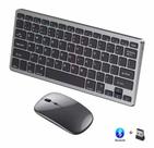 Teclado e Mouse Wireless Bluetooth Recarregável