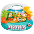 Teclado Educativo Fazendinha com Músicas, Sons e Luzes Interativas Para Crianças Dm Toys