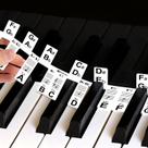 Teclado elétrico removível 61 da Piano Note Labels HonorWin