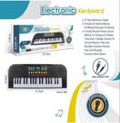 Teclado Eletrônico com Microfone 37 Teclas Preto TK-AB4806 - Toy King