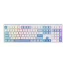 Teclado EPOMAKER TH108 sem fio de tamanho completo com bateria de 8000mAh