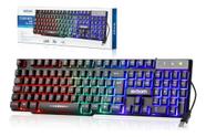 Teclado Exbom Rgb Gamer Semi Mecânico Led Profissional Ps4 Teclado Exbom Rgb Gamer Semi Mecânico Led Profissional Ps4