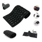 Teclado Flexível De Silicone Usb Dobrável Notebook Pc Tablet