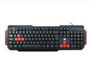 Teclado Gamer 5 Ergonômico Start 2.0 10 Teclas Multimídia Cor De Teclado Preto/vermelho Idioma Português Brasil abnt2