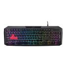 Teclado Gamer Acer Nitro Nkw100, RGB, Membrana De Borracha, Ergonômico e Silencioso USB Tipo-A, ABNT2, Preto - GP.KBD11.05F