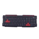 Teclado Gamer Action USB ABNT2 OEX TC200 Preto Vermelho Teclado Gamer Action USB ABNT2 OEX TC200 Preto Vermelho
