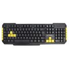 Teclado Gamer Bright ABNT2 Preto e Amarelo - Modelo 0183 Teclado Gamer Bright ABNT2 Preto e Amarelo - Modelo 0183